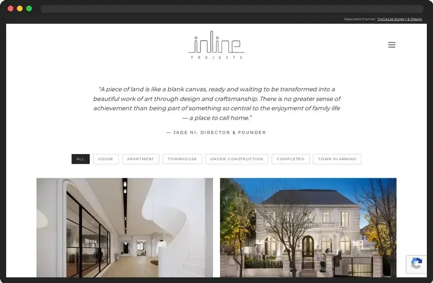 Inline Projects — Portfolio Website